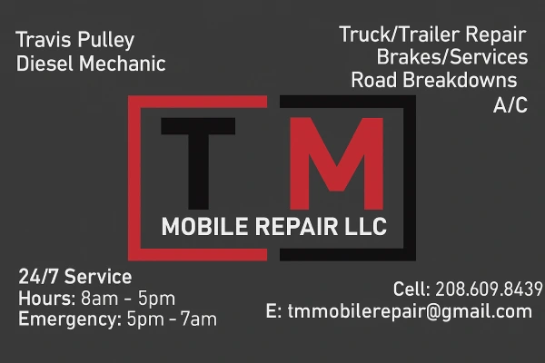TM Mobile Repair LLC Business Card